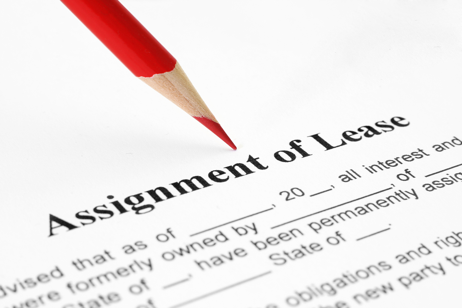 What is a Lease Assignment?